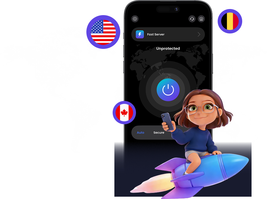 VPN servers worldwide